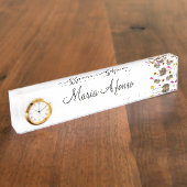 Zonnebloemschol, ontgifteplaat naambordje (Zijkant)