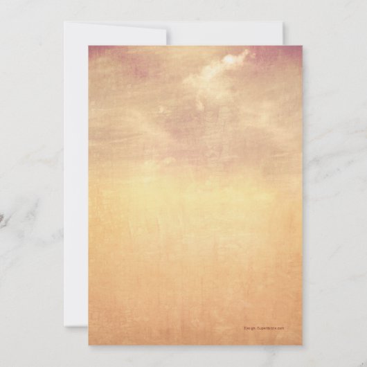 Zonnebloemschurfaankondigingen Memorial Cards Kaart (Achterkant)