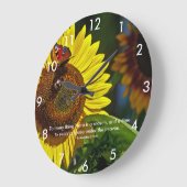 Zonnebloemscriptie Grote Klok (Hoek)