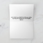 Zonnebloemscriptie Noot Kaart Psalm 84:11 (Binnen)