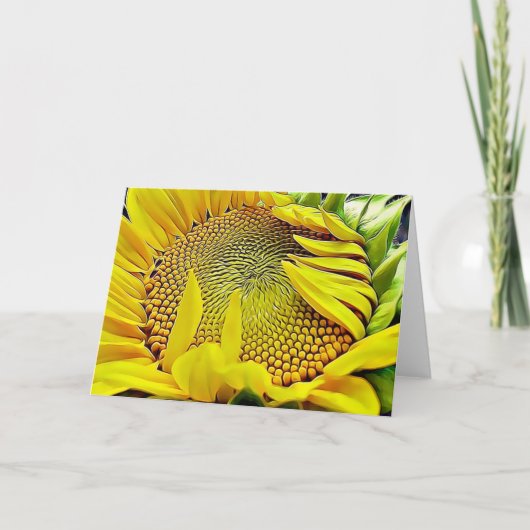 Zonnebloemscriptie Noot Kaart Psalm 84:11 (Voorkant)