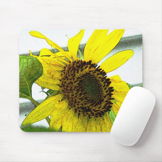 Zonnebloemserie Mousepad Muismat (Met muis)