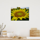 Zonnebloemserie Poster (Keuken)