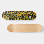 Zonnebloemskateboard Decom Persoonlijk Skateboard (Horizontaal)
