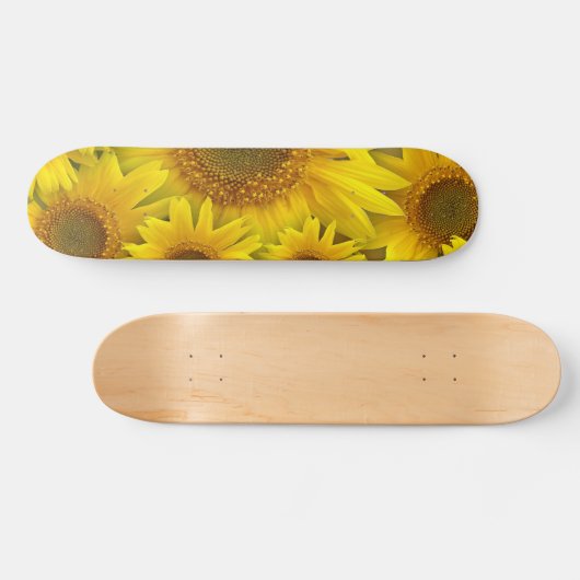 Zonnebloemskateboard Decom Persoonlijk Skateboard (Horizontaal)