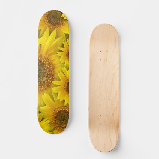 Zonnebloemskateboard Decom Persoonlijk Skateboard (Voorkant)