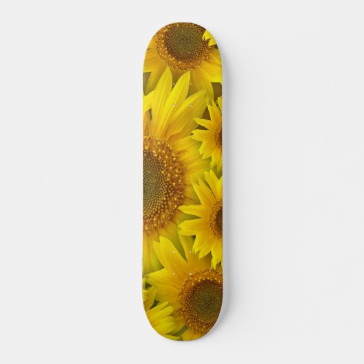 Zonnebloemskateboard Decom Persoonlijk Skateboard (Voorkant)