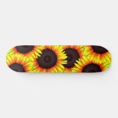 Zonnebloemskateboard Persoonlijk Skateboard (Horizontaal)