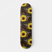 Zonnebloemskateboard Persoonlijk Skateboard (Voorkant)