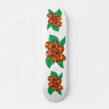 Zonnebloemskateboard