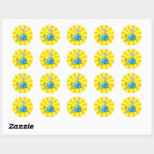 ZONNEBLOEMSLAK STICKER (Vel)