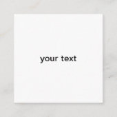 zonnebloemsolo 2,5 x 2,5-inch behuizing Kaart (Achterkant)