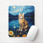 Zonnebloemsonate met een  kattenmuze: An Homag Muismat (Met muis)