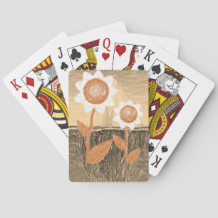 Zonnebloemspeelkaart Dek Pokerkaarten