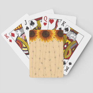 Zonnebloemspeelkaart Dek Speelkaarten