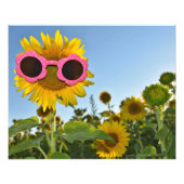 Zonnebloemstijl Foto Afdruk (Voorkant)