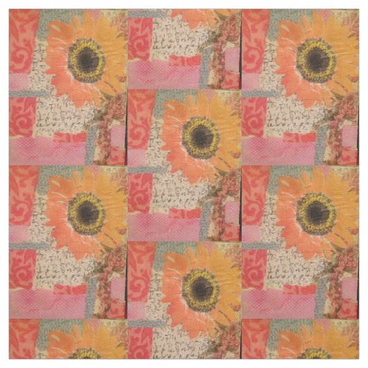 Zonnebloemstof Stof (Swatch)