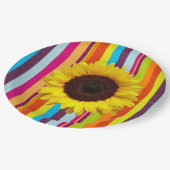 Zonnebloemstrippapier, Borden Papieren Bordje (Gekanteld)