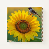 Zonnebloemsymboliek Notitieboek (Achterkant)