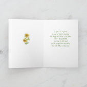 Zonnebloemsympathie Kaart (Binnen)