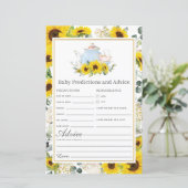 Zonnebloemthee partijenvoorspellingen en advies ov (Staand voorkant)