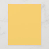 Zonnebloemthema Baby Naam Shower Game (Achterkant)