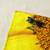 Zonnebloemthema Helderheid handdoeken (In situ)