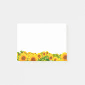 Zonnebloemthema Natuur Post-it® Notes (Voorkant)