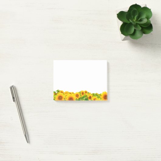 Zonnebloemthema Natuur Post-it® Notes (Kantoor)