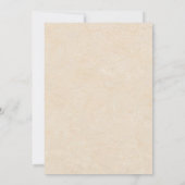 Zonnebloemthema Uitnodiging (Achterkant)