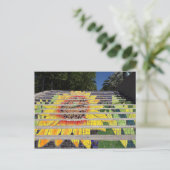 Zonnebloemtrap Briefkaart (Staand voorkant)