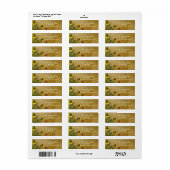Zonnebloemtuin 1 etiket (Full Sheet)