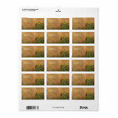 Zonnebloemtuin 1 etiket (Full Sheet)