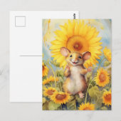 Zonnebloemtuin 6 van 17 briefkaart (Voorkant / Achterkant)