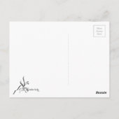 Zonnebloemtuin Briefkaart (Achterkant)