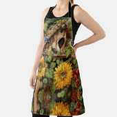 Zonnebloemtuin met vogelhuisjes schort (Insitu)