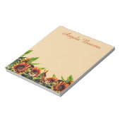 Zonnebloemtuin Notitieblok (Linkerzijde)