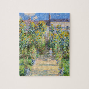 Zonnebloemtuin van Claude Monet in Vétheuil Legpuzzel