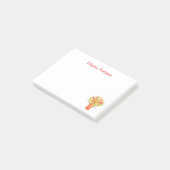Zonnebloemvaas Gelukige Herfst Post-it® Notes (Schuin)