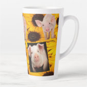 Zonnebloemvarkens Latte Mok (Rechts)