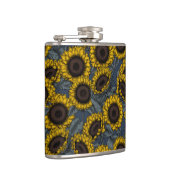 Zonnebloemveld 2 heupfles (Rechts)