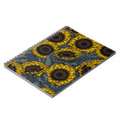 Zonnebloemveld 2 notitieboek (Linkerzijde)