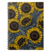 Zonnebloemveld 2 notitieboek (Voorkant)