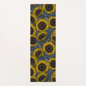 Zonnebloemveld 2 yogamat (Voorkant)