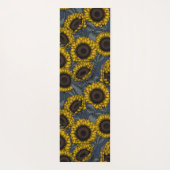 Zonnebloemveld 2 yogamat (Achterkant)