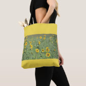 Zonnebloemveld Boodschappentas Tote Bag (Dichtbij)