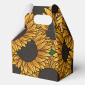 Zonnebloemveld Box Bedankdoosjes (Voorkant)