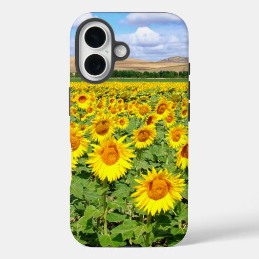 Zonnebloemveld Case-Mate iPhone Case (Achterkant)