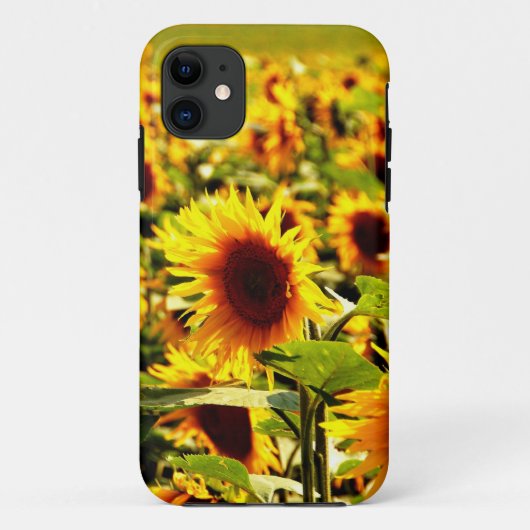 Zonnebloemveld Case-Mate iPhone Case (Achterkant)