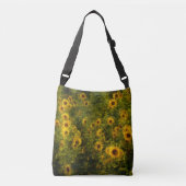 Zonnebloemveld Crossbody Tas (Voorkant)
